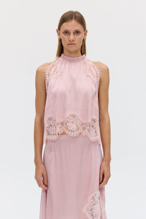 Rosé Visions Lace Top