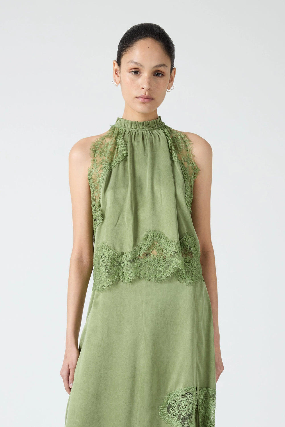 Sage Visions Lace Top