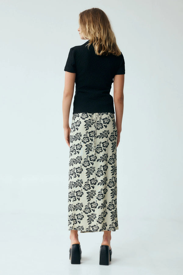 Black Waffle Twist Shirt